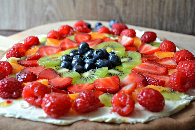 Chocolate Fruit Pizza