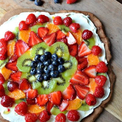 Chocolate Fruit Pizza