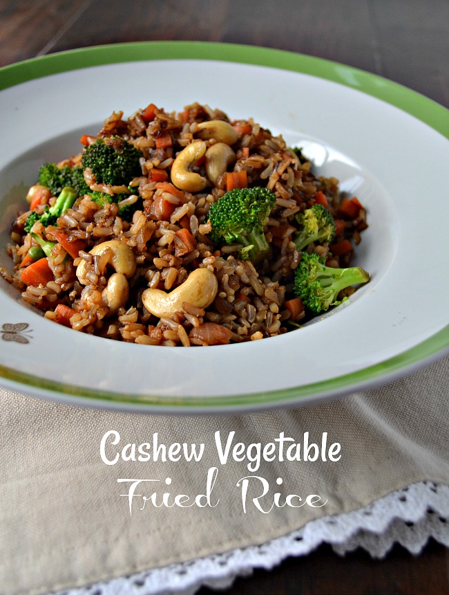 Cashew Vegetable Fried Rice