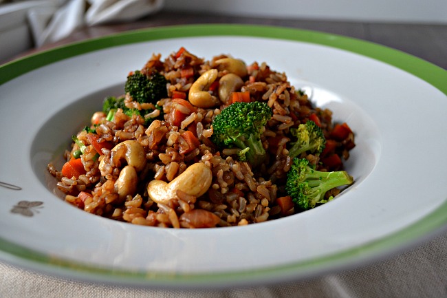 Cashew Vegetable Fried Rice