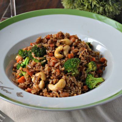 Cashew Vegetable Fried Rice