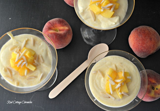 Peach Almond Mousse Farmers Market Week