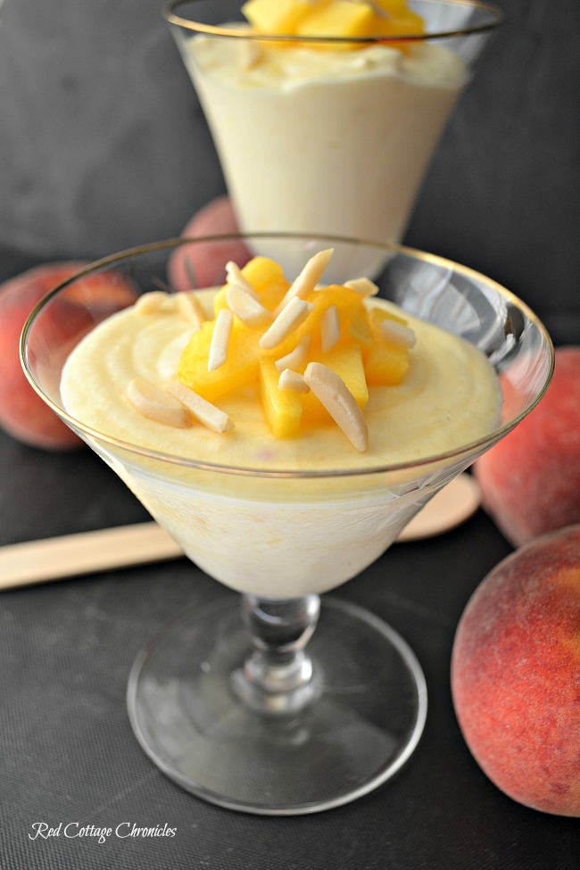 Peach Almond Mousse Farmers Market Week