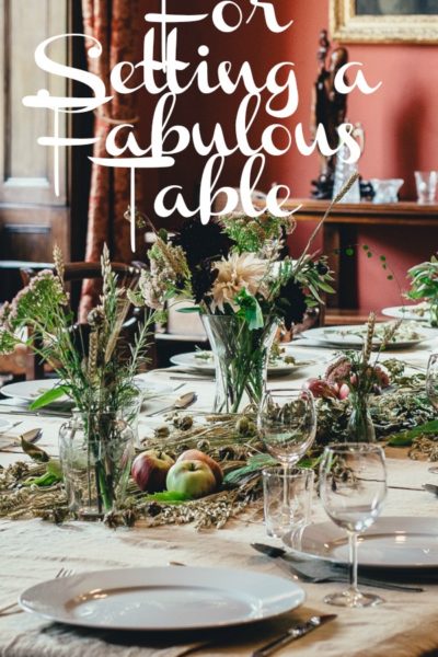 table setting essentials