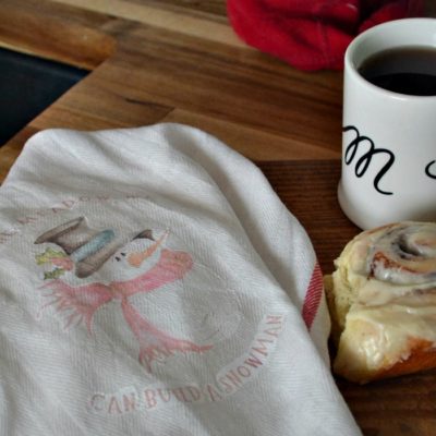DIY Christmas Tea Towel