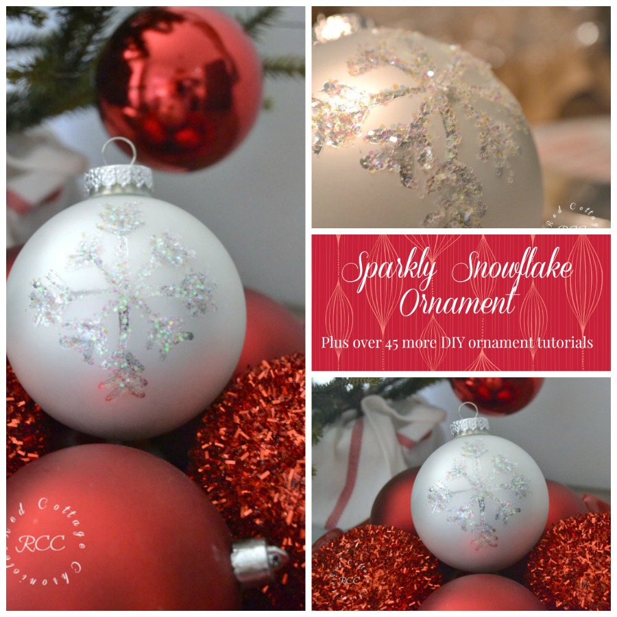 snowflake ornament tutorial