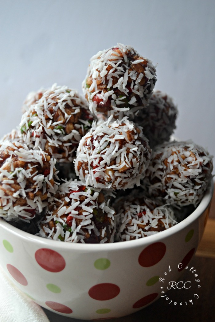 Coconut Cherry Snowballs