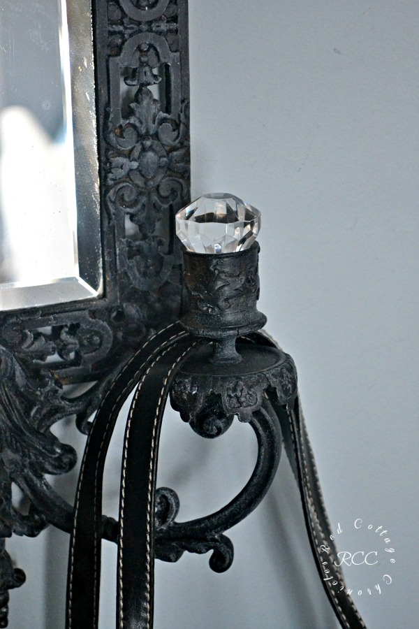 Thrift Store Upcycle Candle Wall Sconce