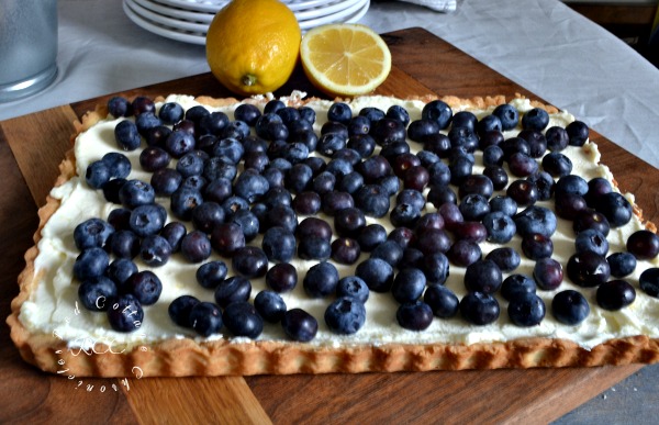 A review of one of Joanna Gaines Recipes - Blueberry Mascarpone Tart