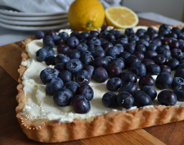 A review of one of Joanna Gaines Recipes - Blueberry Mascarpone Tart