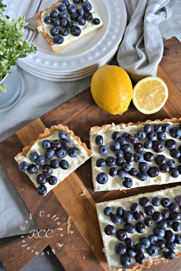 A review of one of Joanna Gaines Recipes - Blueberry Mascarpone Tart