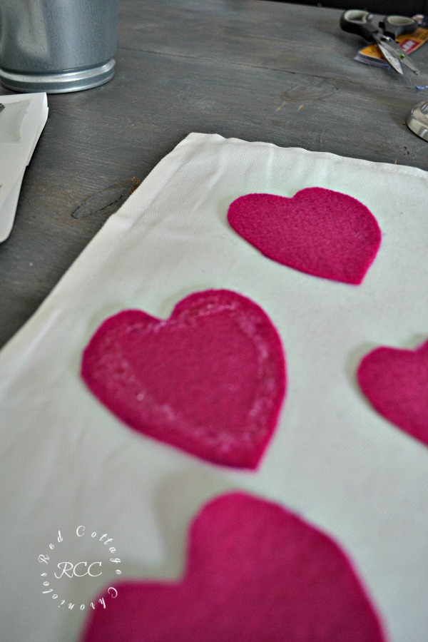 No sew crafts - easy no sew valentine pillow cover