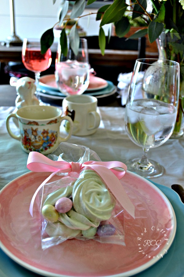 Spring tablescape