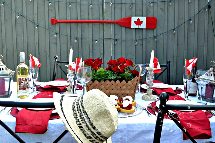 Canada Day Tablescape Ideas