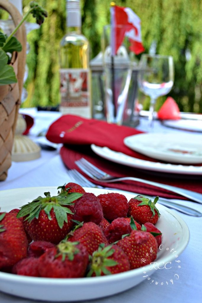 Canada Day Tablescape ideas