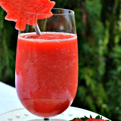 Strawberry Watermelon White Wine Slushy