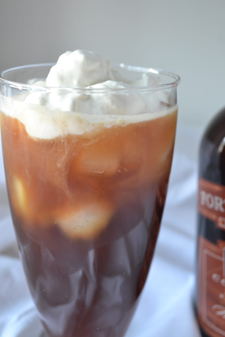 Canadian Frost – Whiskey and Maple Infused Iced Coffee