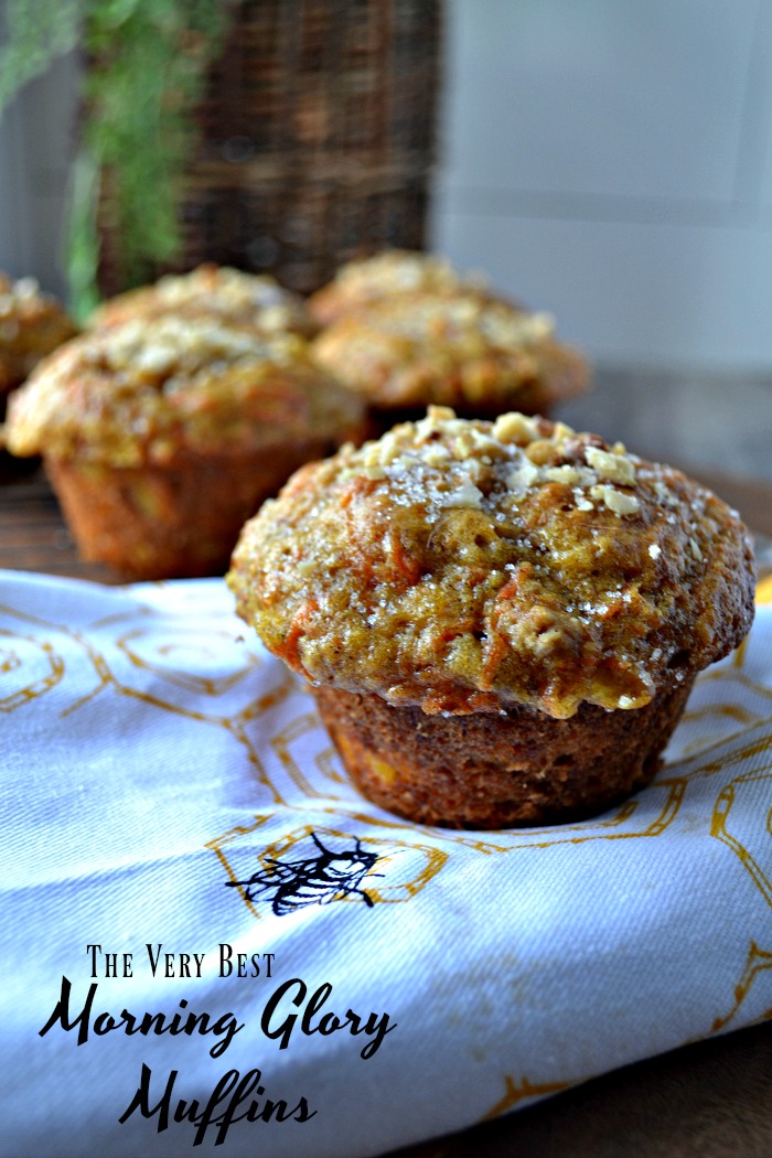 Recipe for Morning Glory Muffins packed with yummy goodness