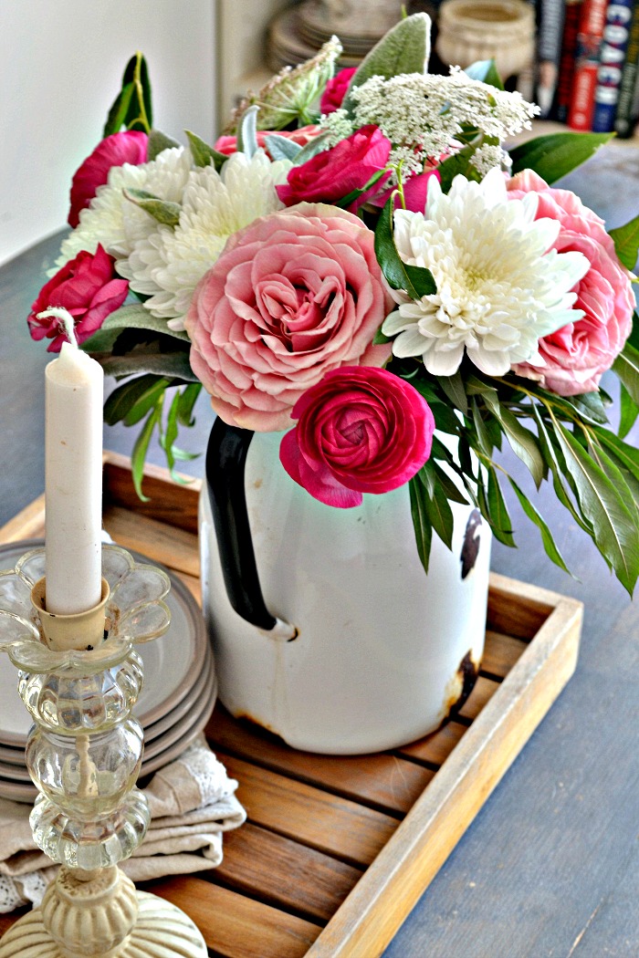 how to arrange grocery store flowers
