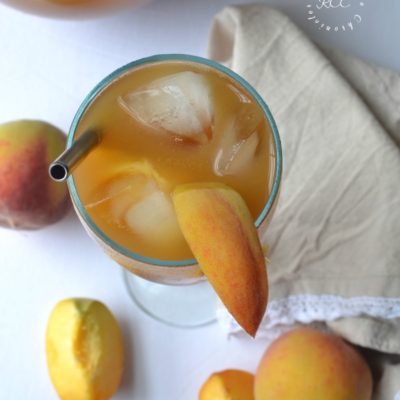 Peach Iced Tea Cocktail