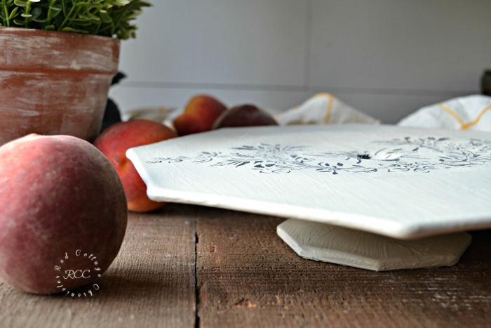 French Country Style Cake Plate