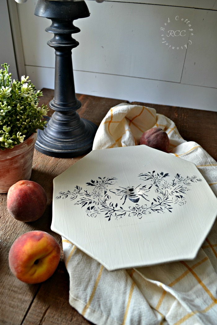 French Country Style Cake Plate