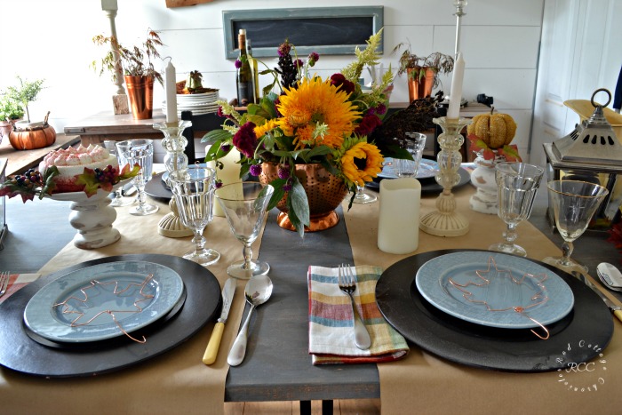 autumn tablescape blog hop