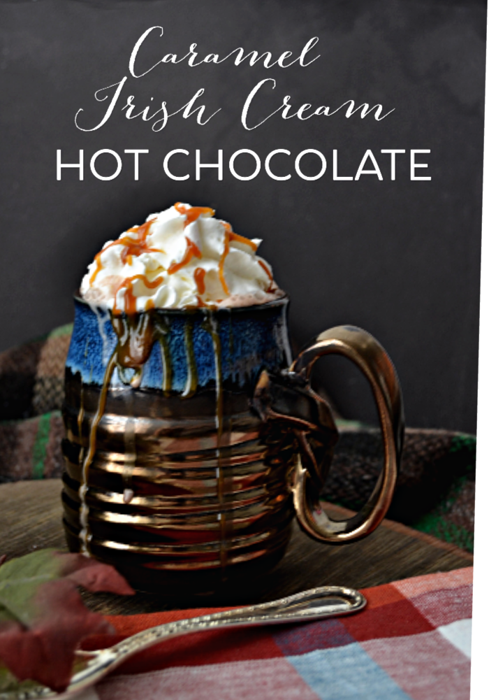 Caramel Irish Cream Hot Chocolate