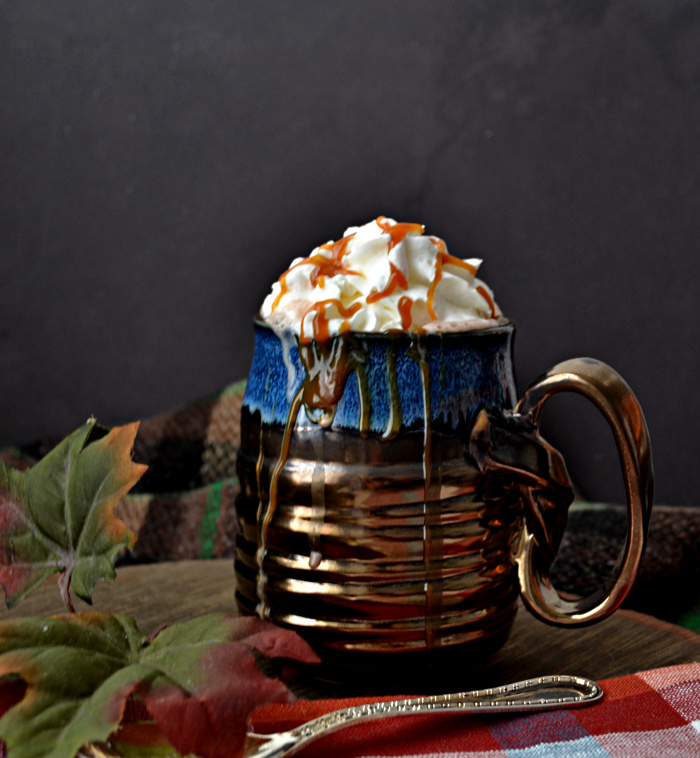 Caramel Irish Cream Hot Chocolate