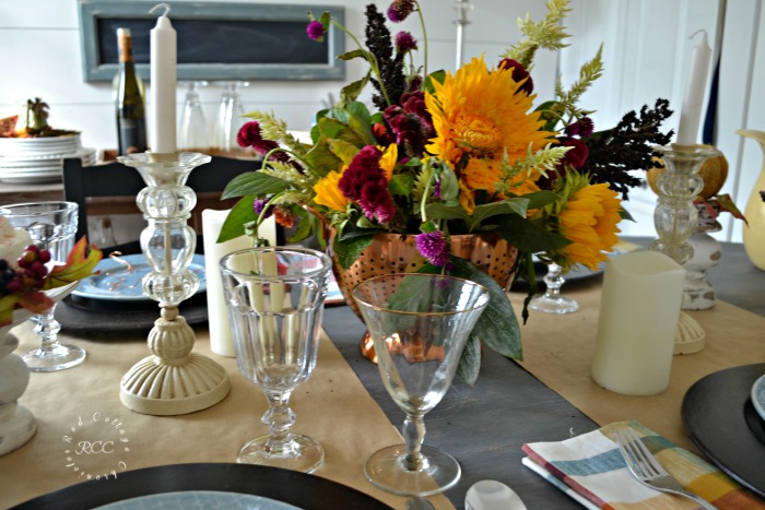 autumn tablescape blog hop