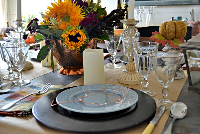 autumn tablescape blog hop