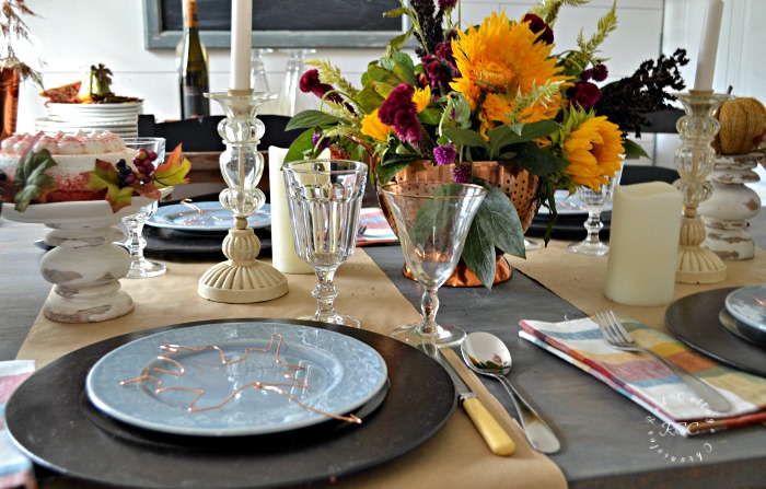 autumn tablescape blog hop