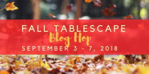 autumn tablescape blog hop