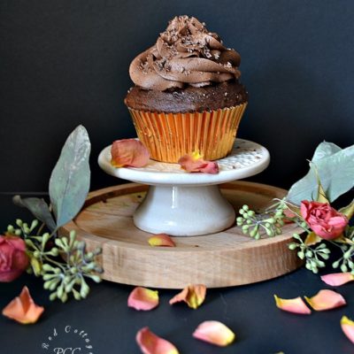 Triple Chocolate Cupcakes #Choctoberfest