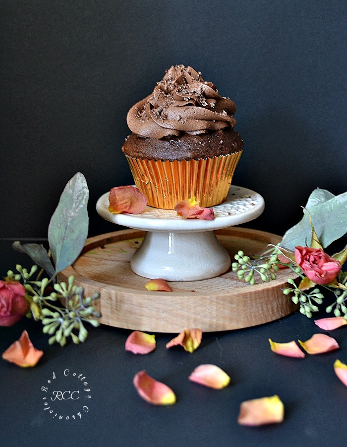 Triple Chocolate Cupcakes #Choctoberfest