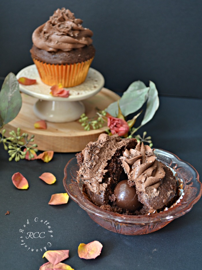 Triple Chocolate Cupcake