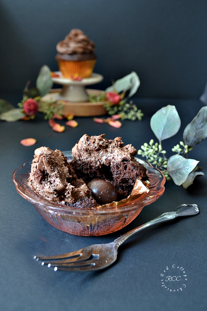 Triple Chocolate Cupcake