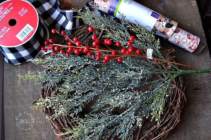 Believe Rustic Christmas Wreath