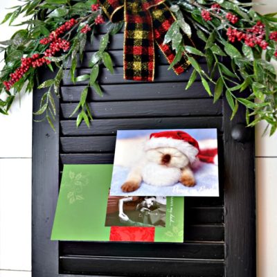 Festive DIY Christmas Card Holder