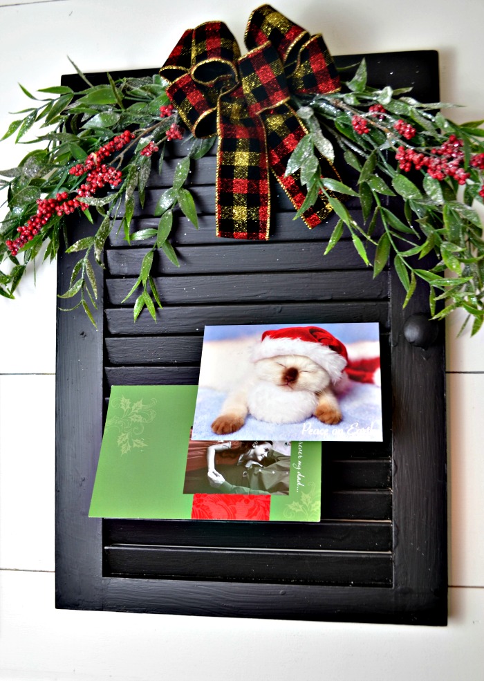 Festive DIY Christmas Card Holder