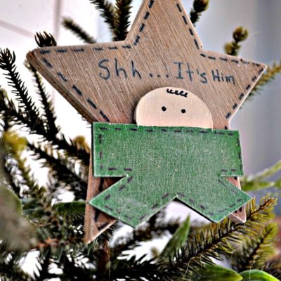 Shhh….it’s Him Christmas Ornament