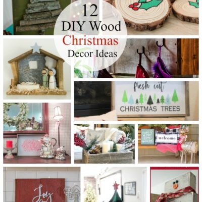 12 DIY Wood Christmas Decor Ideas