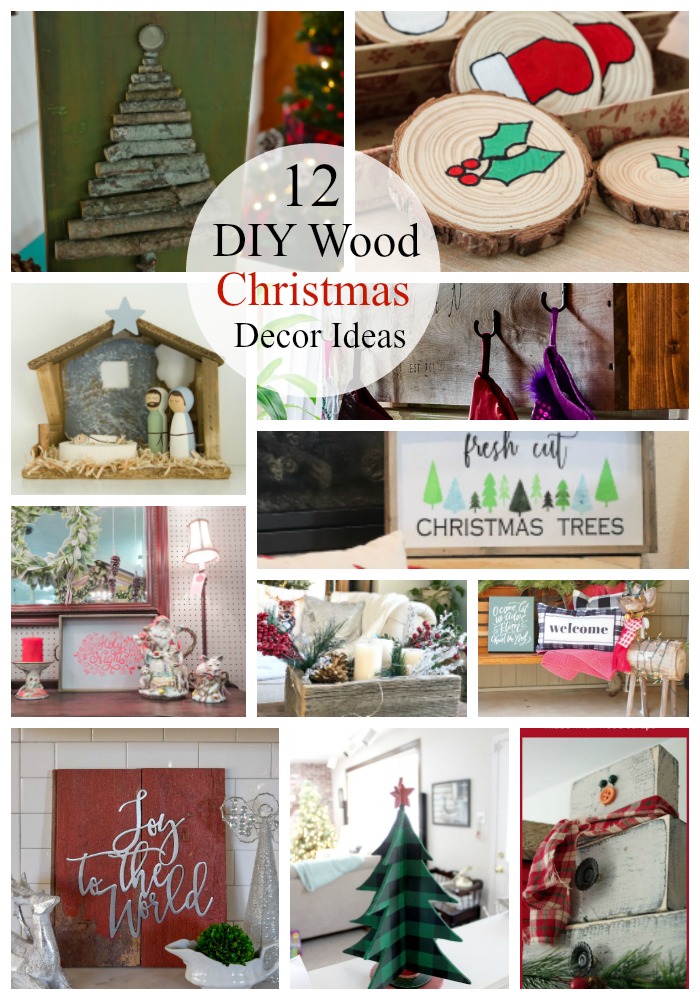 12 DIY Wood Christmas Decor Ideas
