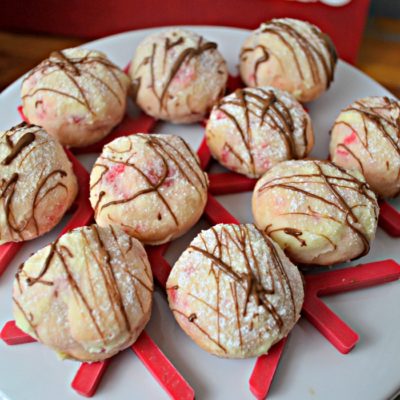 Chocolate Cherry Snowballs