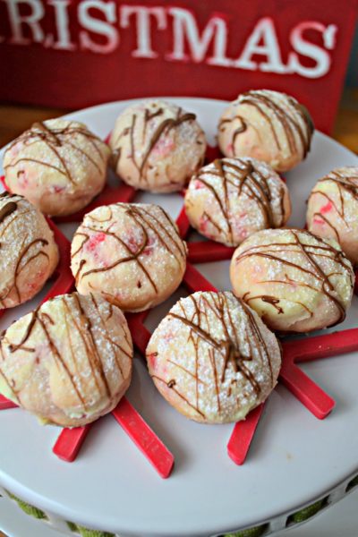 Christmas Cookie Week - Chocolate Cherry Snowballs