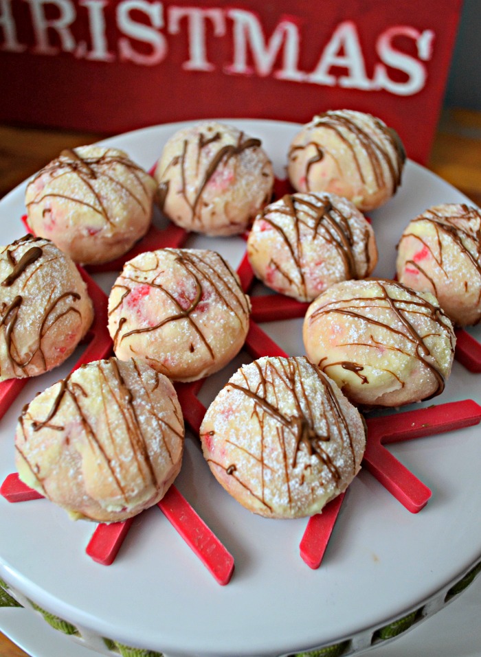 Chocolate Cherry Snowballs