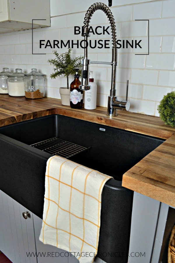 Black Farmhouse Sink