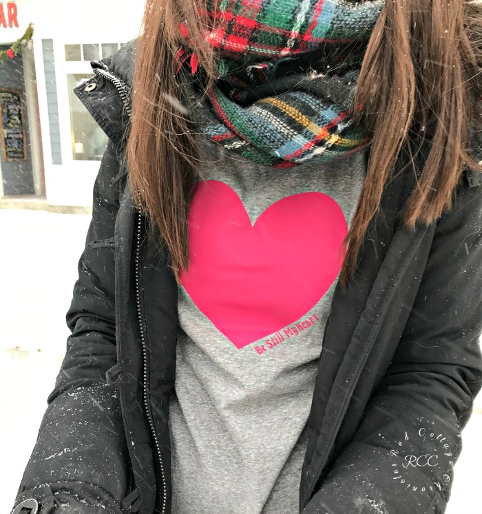 Valentine t-shirt with Cricut Maker