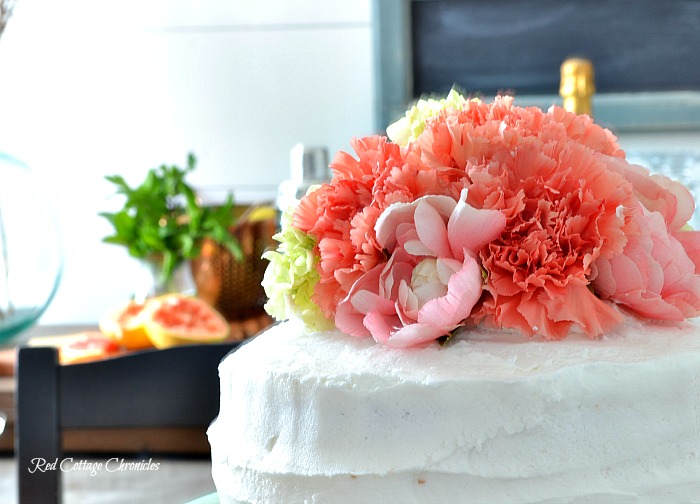 Pink and Orange Tablescape