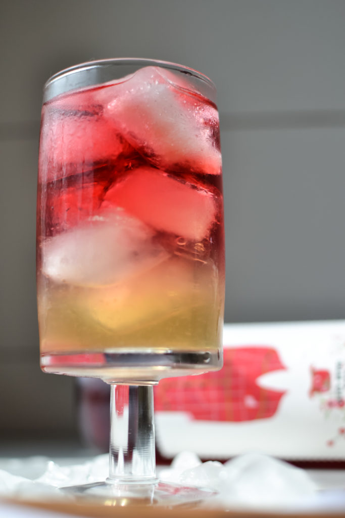 summer cocktails - a layered gin cocktail